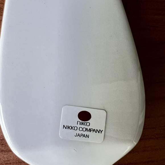 Nikko Ceramics Blue Floral Cake Server - Picture 4 of 5